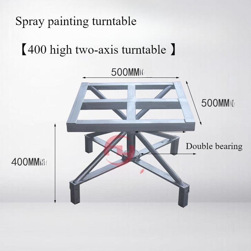 ya-26-7.28-360¡ã-Turntable-Iron-ame-Polishing-Paint-50*50cm-Double-ing-Metal-amea