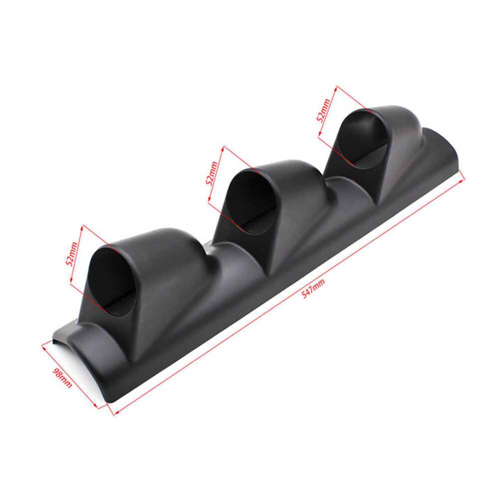 ya 2 6.26 Side Car 2 52mm Universal Three Hole DashBoard Gauge Pod Holder ABS