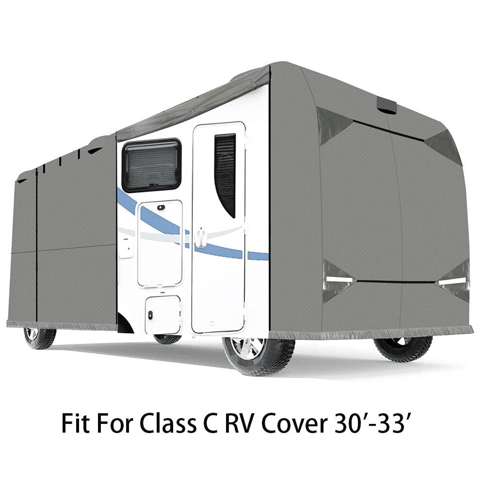 ya 10 5.28.2 Suitable for Class A RV trailer campers 30 feet - 33 feet RV protective cover dust and UV protection rain
