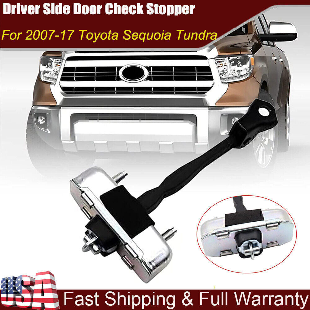 ya 7 6.10 Front Door Check Stop Strap Left Driver Side for 07-17 Tundra 08-16 Sequoia*