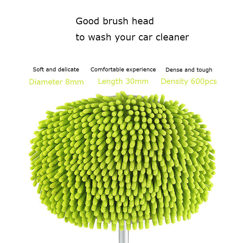 ya 5 8.7 Microfiber Car Wash Brush Mop Kit W/stretchable Long Handle Car Cleaning Green