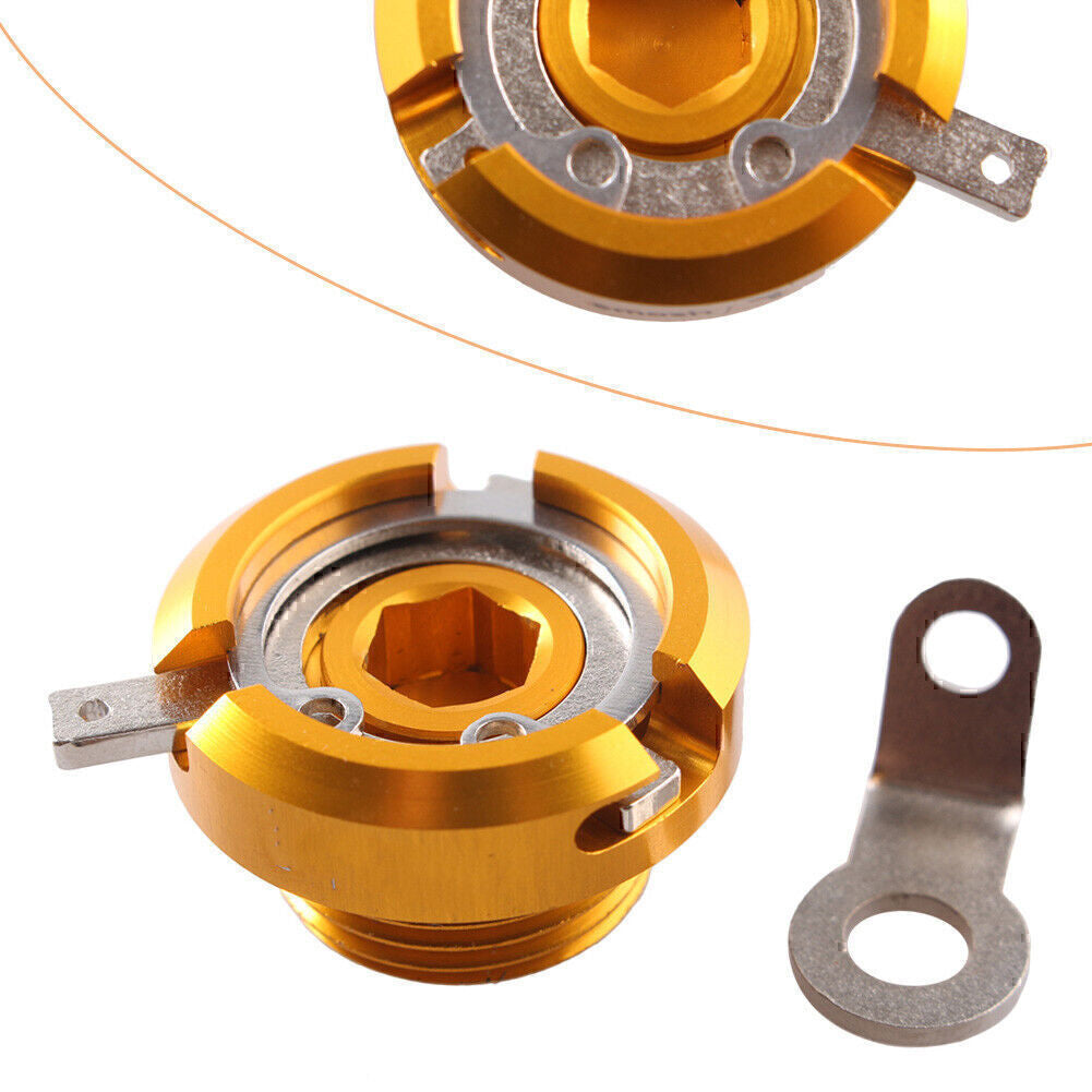 ya 2 7.15 Oil Filler Cap Set Motorcycle For Aprilia for Suzuki Moto For Cagiva Gold