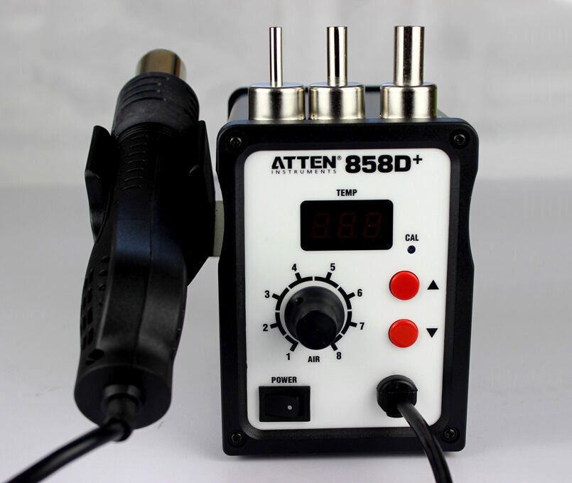 Hot Air Gun AT858D+Digital Display Temperature Control Desoldering Station