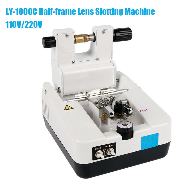Half-frame Lens Groover Eyeglasses Lens Slotting Machine Stainless Steel