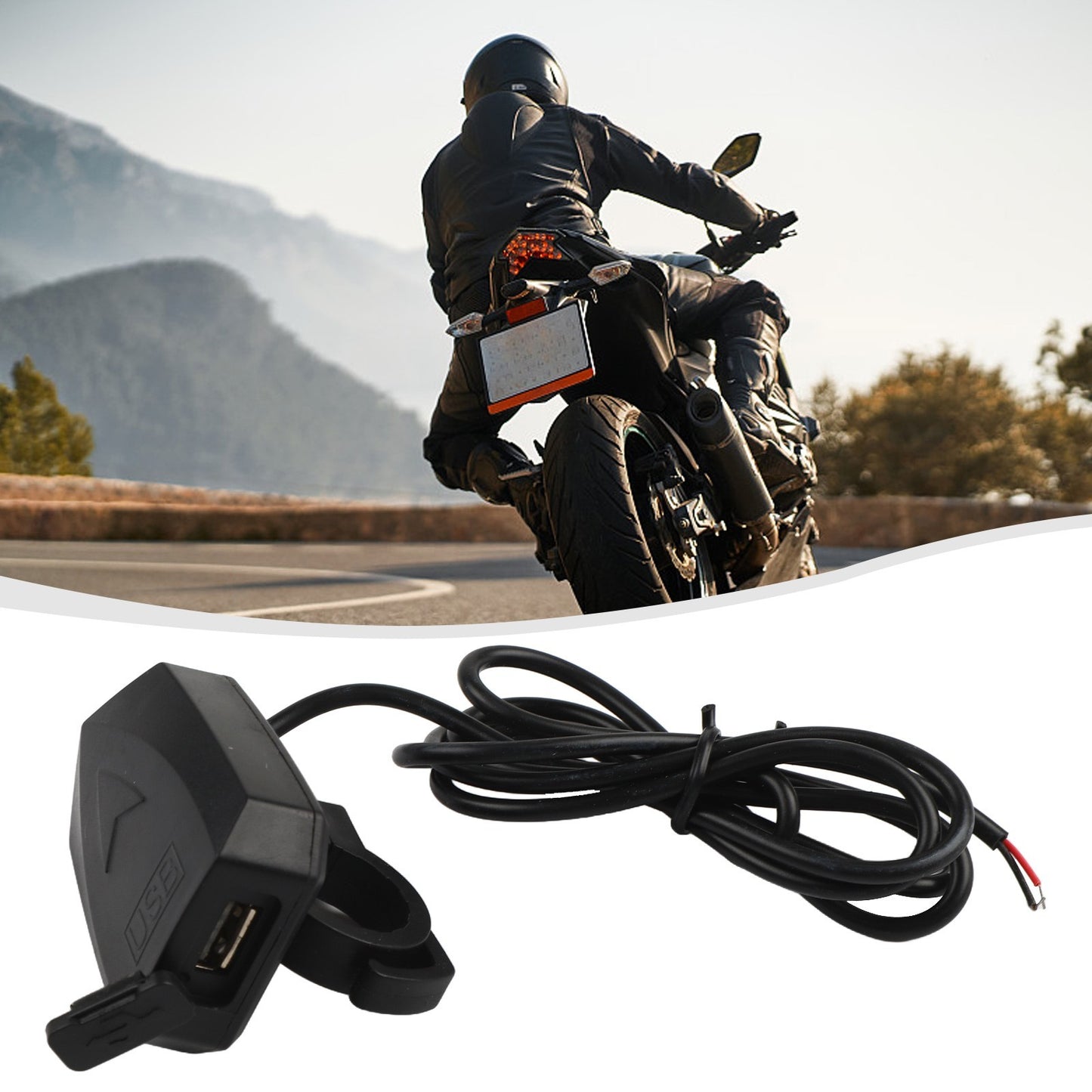 ya 2 7.15 2A 12V Motorcycle Phone for Charger for Quick Charging with USB Connection