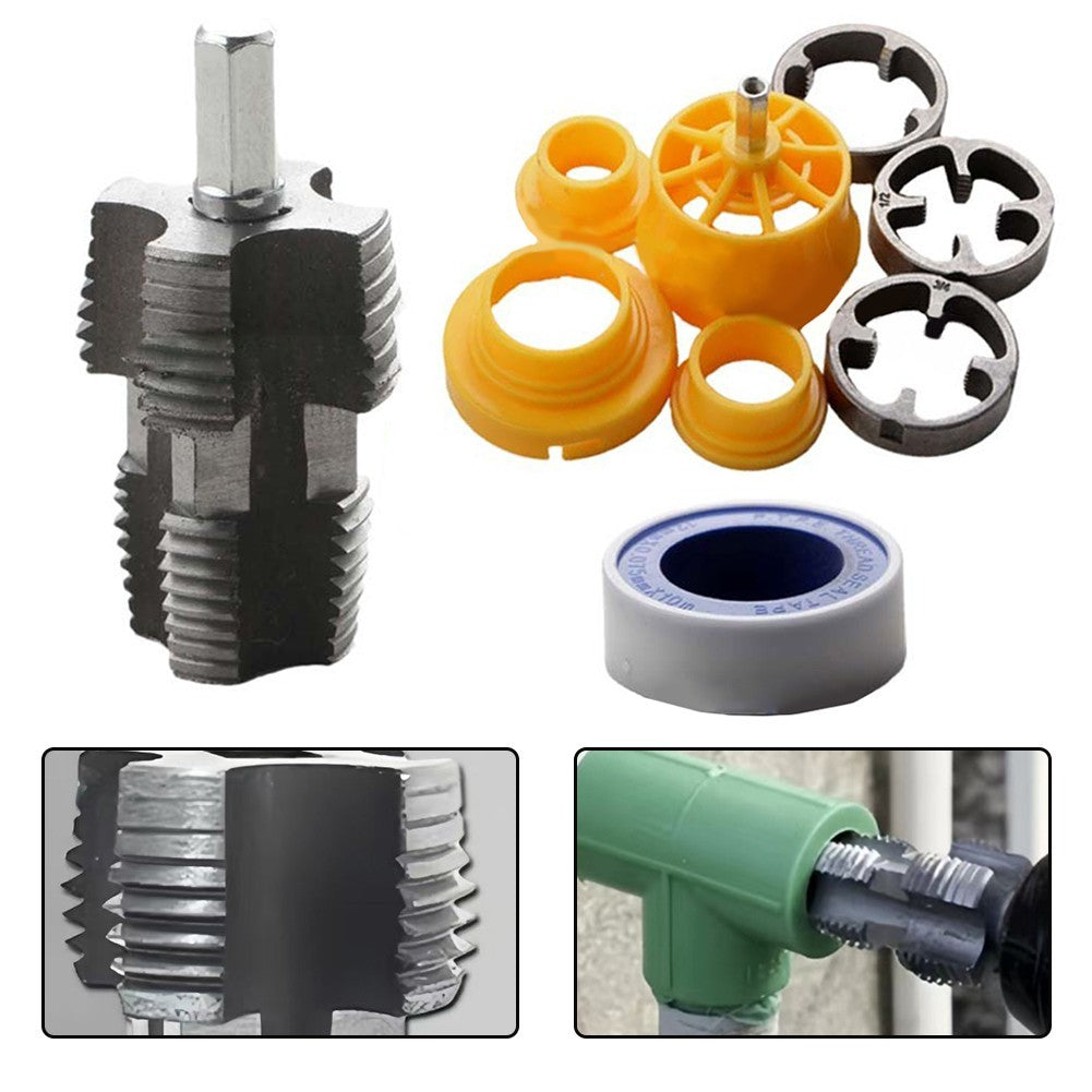 ya 17 7PCS Sewer Cleaning Cutter Head Set for Powerful Drain Mainte nce Solutions