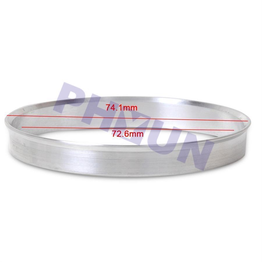 ya 5 8.7 4pcs Aluminum Hub Centric Rings Wheel Bore Adapter 72.6mm O.D 74.1mm for BMW I.D