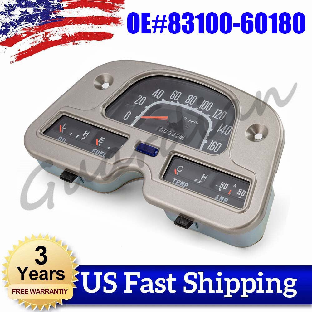 ya 2 6.29 1X Speedometer Gauge Cluster 83100-60180 for Toyota for Land Cruiser FJ40 FJ45 BJ40