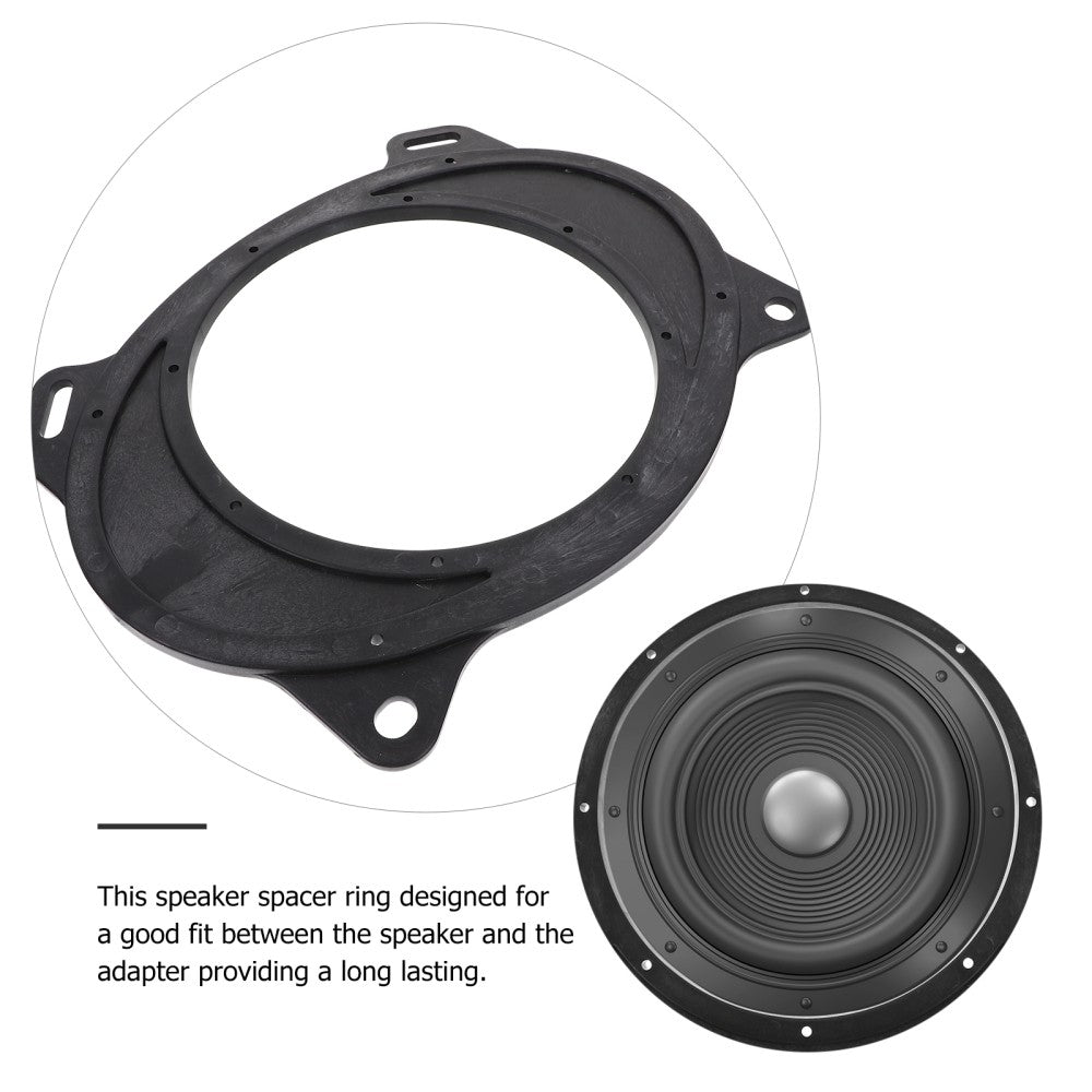 ya 5 8.7 Plastic Gasket Speaker Adapters Black Adaptor Accessories Car Mount