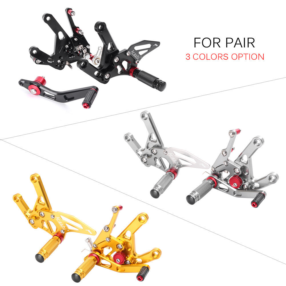 ya 11 6.8 1 Set Rearset Footrest Footpegs Foot peg for Yamaha MT-10 FZ-10 2016-2017