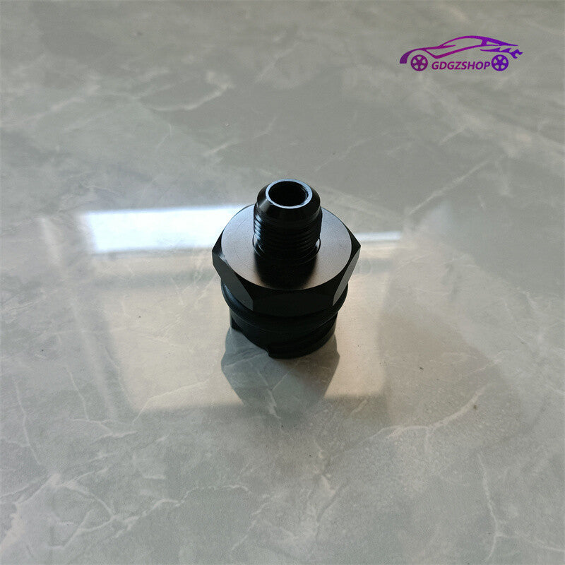 ya 12 5.21 Billet Black Valve Cover Oil Cap w/ -8 AN Fitting for LSX LS1/LS6/LS2/LS3/LS7