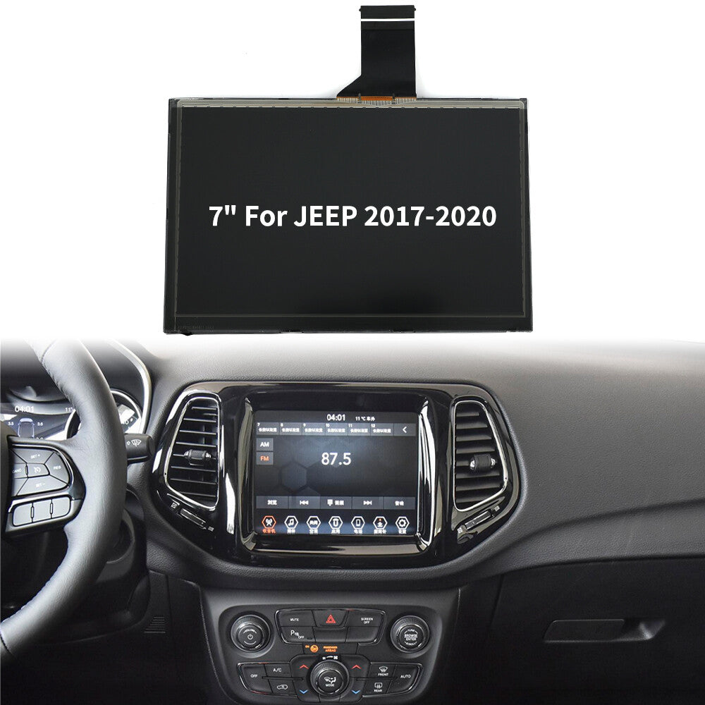 ya 2 6.26 7 inch LCD touch screen for 2017-2020 for Jeep Compass Radio Navigation