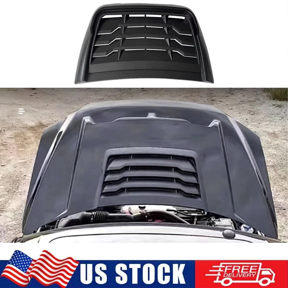 ya 1 6.30 for for Nissan Frontier Matte Black Air Flow Intake Hood Scoop Vent Bonnet Cover