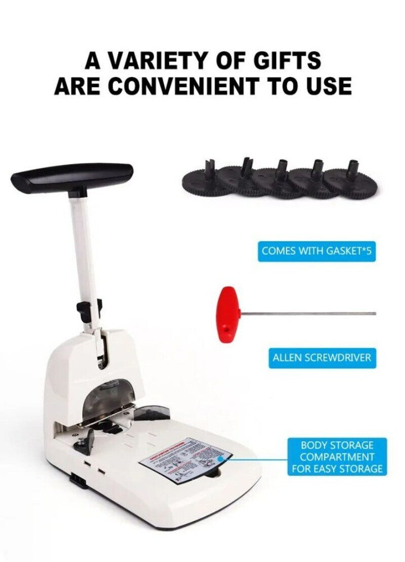 ya 26 7.28.2 Multi-Angle Paper Punch Heavy Duty Manual Fillet Punch 6 in 1 Hole Punchera