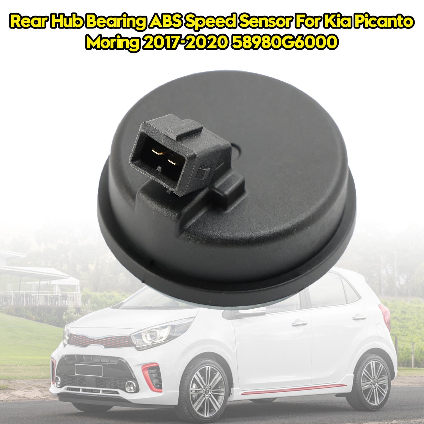 ya 1 8.5.1 Rear Hub Bearing ABS Speed Sensor for Kia Picanto Moring 2017-2020 58980G6000 U1