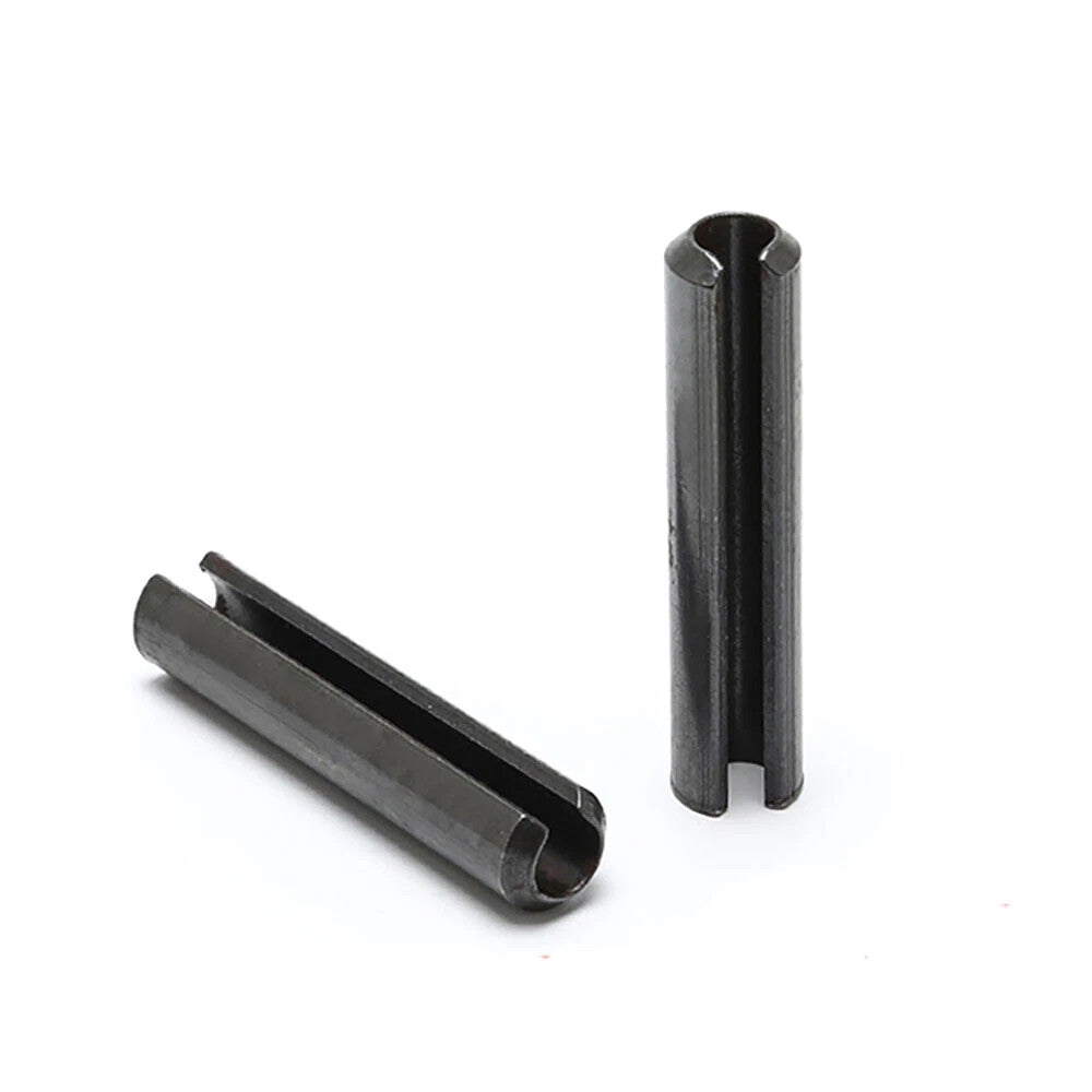 Black Spring Pins Split Tension Roll Pin 65 Mn steel M1.5 M2 M2.5 M3 M4 M5-M12