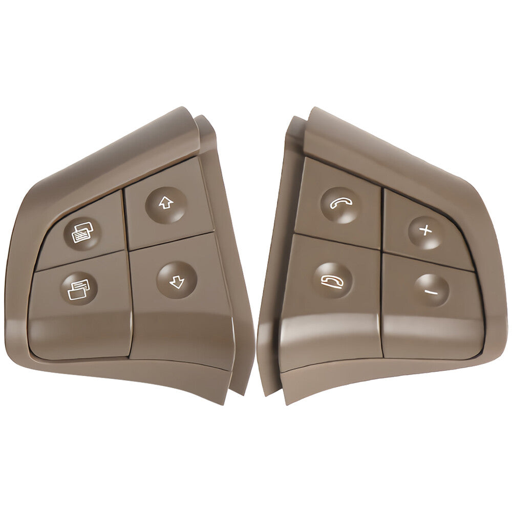 ya 13 1Pair Steering Wheel Switch 4 Buttons for Mercedes W164 W251 W245 Left & Right