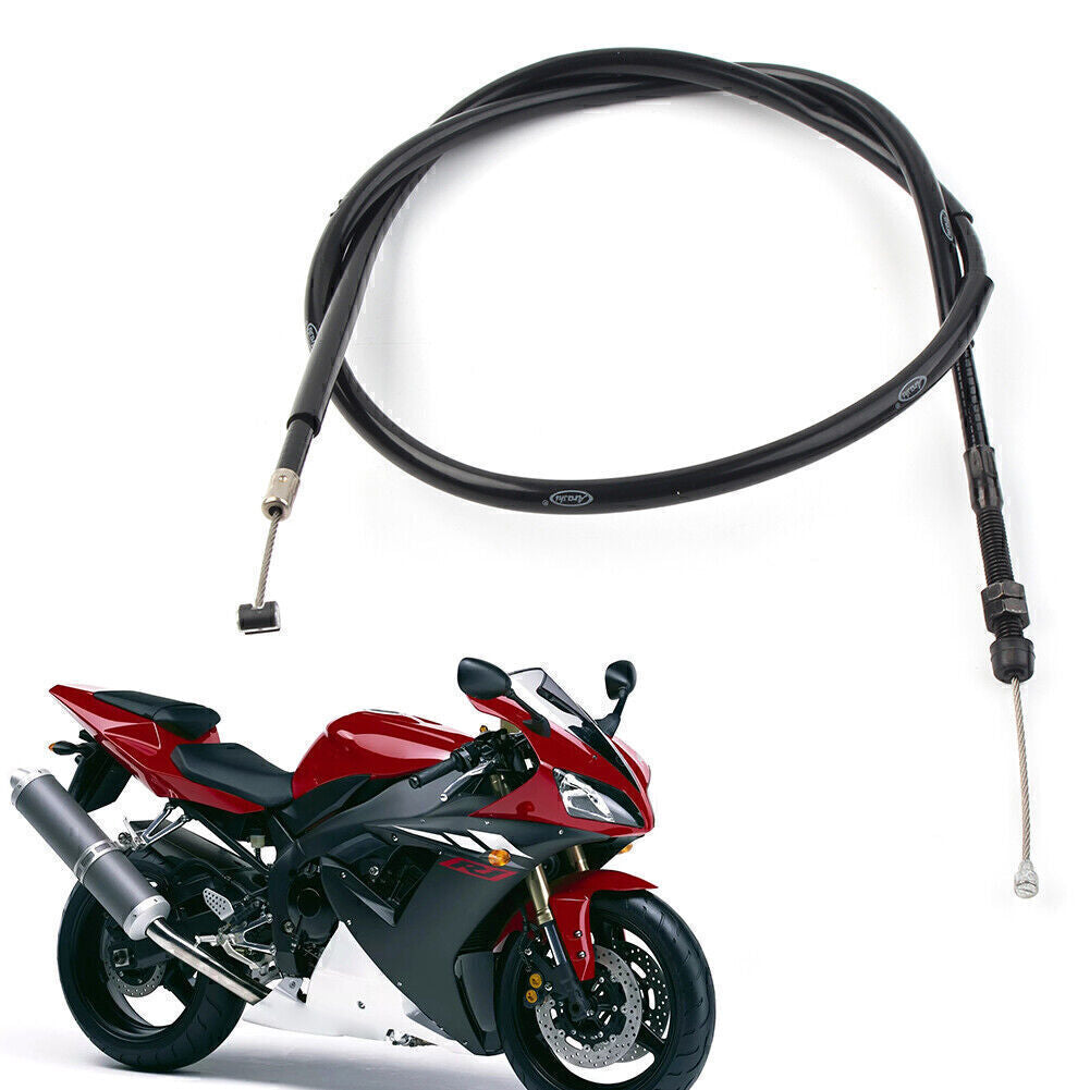 ya 1 7.7 Black Motorcycle Brake Clutch Cable Wire for Yamaha R1 2002 2003