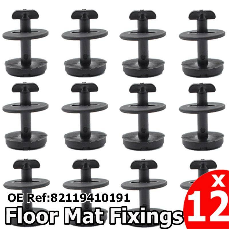 ya 7 6.10.3 12 SET Twist Lock Floor Mat Carpet Clips for BMW / for Mini E36 E46 E38 E39 Holder
