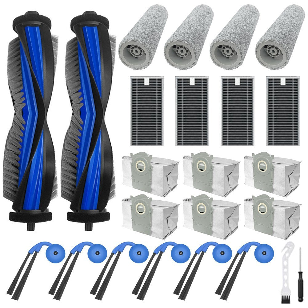 ya 25 Filter Dust Bags And Mop Kit For Deebot X9 Pro Robot Vacuum Cleaner For