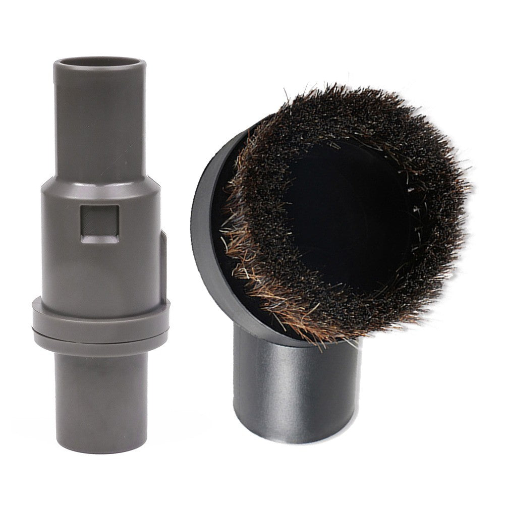 ya 25 Hose Connector 125 inch and Horse Hair Round Brush for Shark NV357 Vacuum
