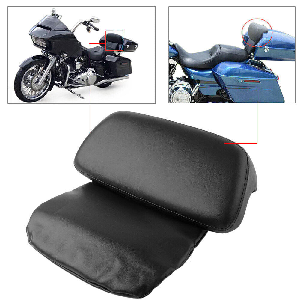ya 12 5.21 Rear Backrest Pad for Harley Razor Chopped Tour Pack 14-up Touring Tri Glide
