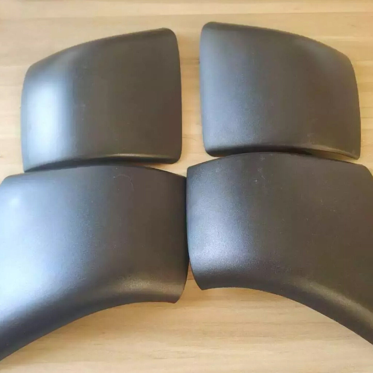 ya 5 8.7 Black Roof Rack Cover Rail End Shell Assembly 4 Pieces for Tesla Model Y 2021 - 2023