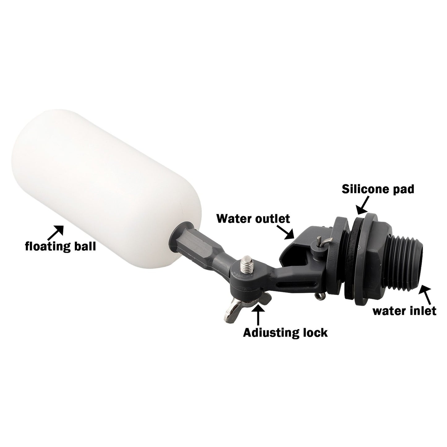 ya 14 Robust and Sturdy Automatic Fill Float Valve for Fish Tanks and Water Tanks