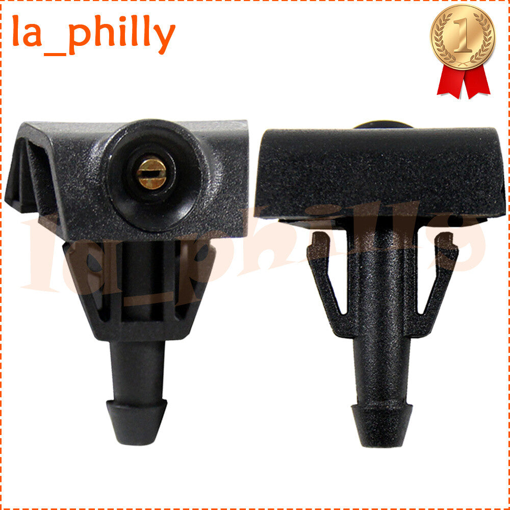 ya 13 2Pcs for Nissan Note 2006 ¨C 2013 Front Windshield Wiper Washer Nozzle Spray Jet