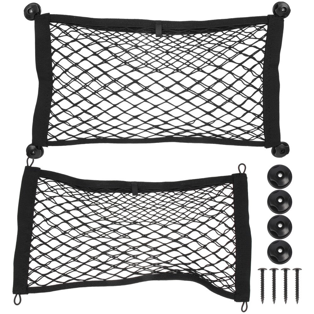 ya 5 6.16.2 2 Pcs for SEAT Accessory Office Travel Net Holder for Car Storage Mesh Bag