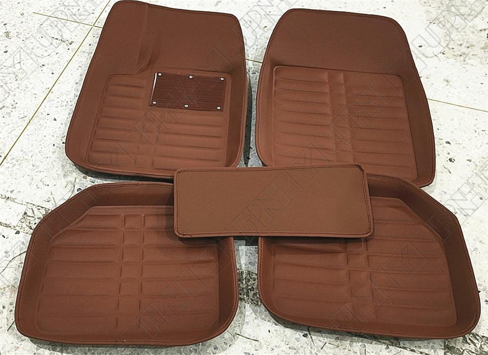 ya 5 8.7 Install car floor mats front and rear liners waterproof all-weather GM mats