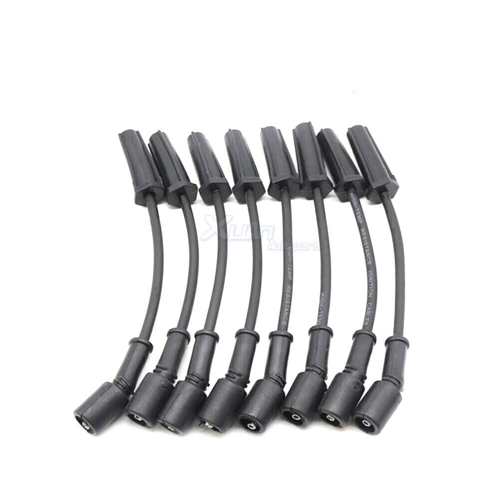 ya 5 8.7 8pcs NEW Spark Plugs Wires for GMC for Sierra for Chevy for Silverado for Hummer 5.3 6.0 9748HH
