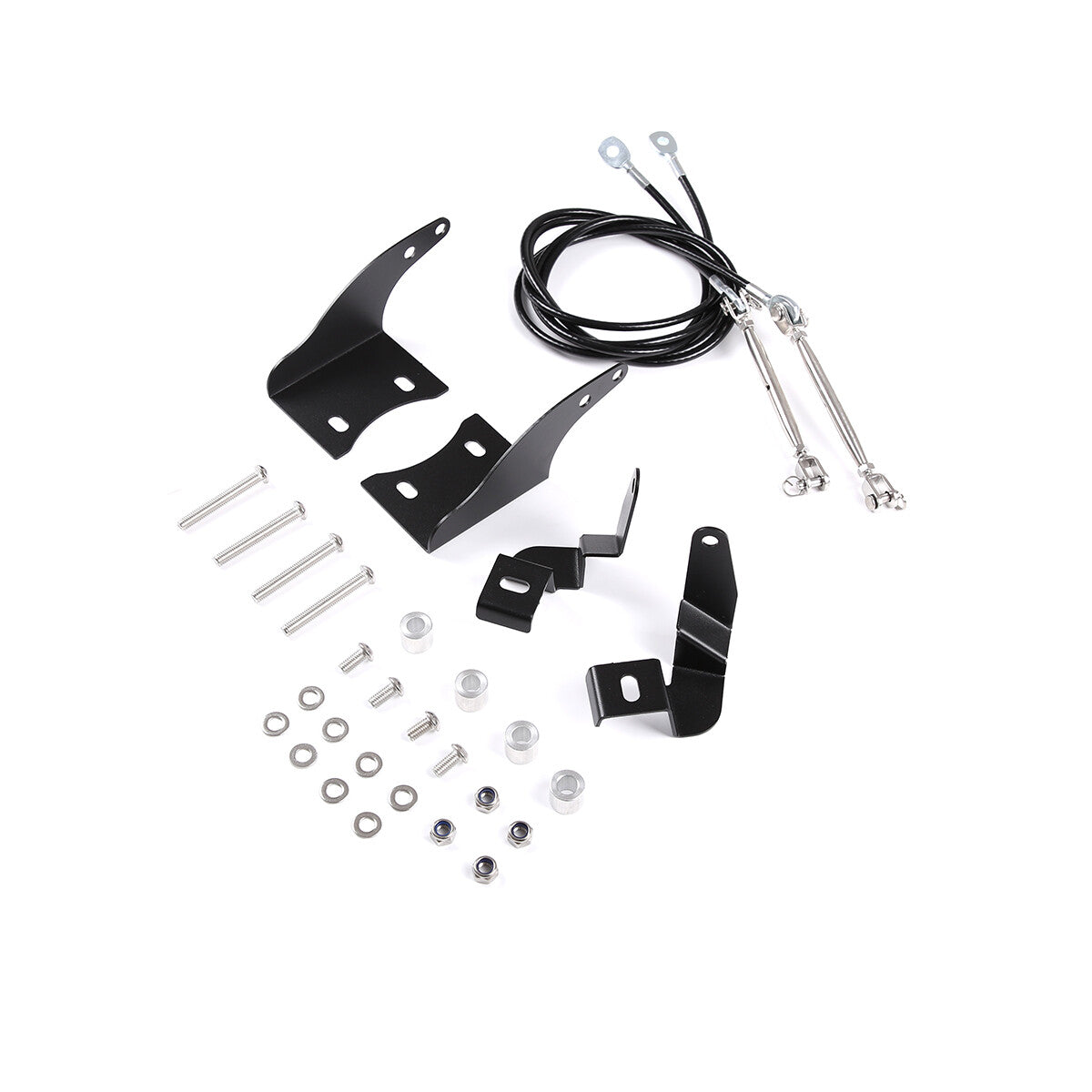 ya 5 8.7 Carbon Steel Hood Towing Cable Bracket for Toyota FJ Curiser 07-21