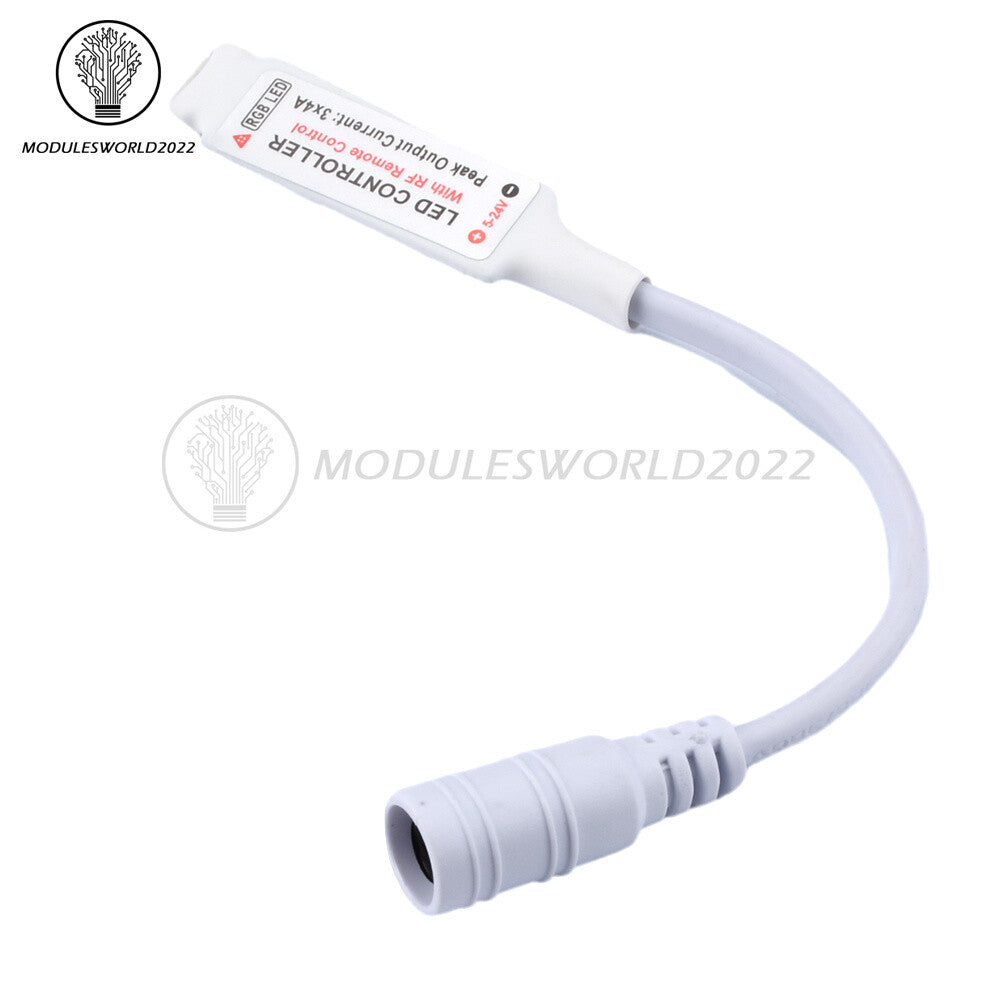 ya 14 DC5-24V RF 15 Keys Remote Dimmer Controller For Dual Color LED Strip Lights