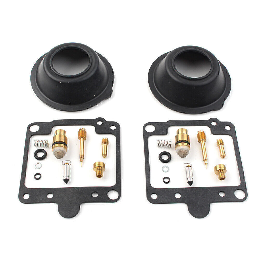 ya 4 6.17 2 Sets Carburetor Rebuild Kit Fit XV750 Virago 750 Plunger Diaphragm