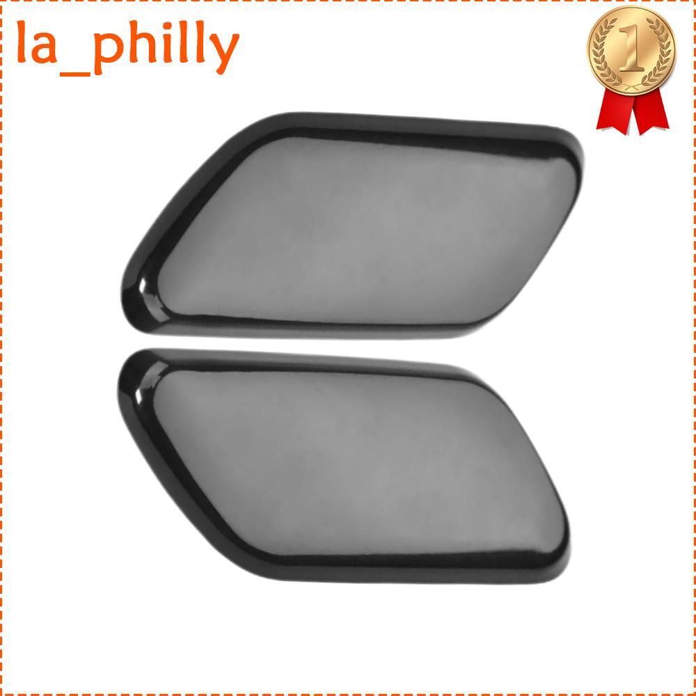 ya 27 6.18 2X Headlight Washer Jet Nozzle Cover Unpainted LH+RH For Prius XW30 2011-2015