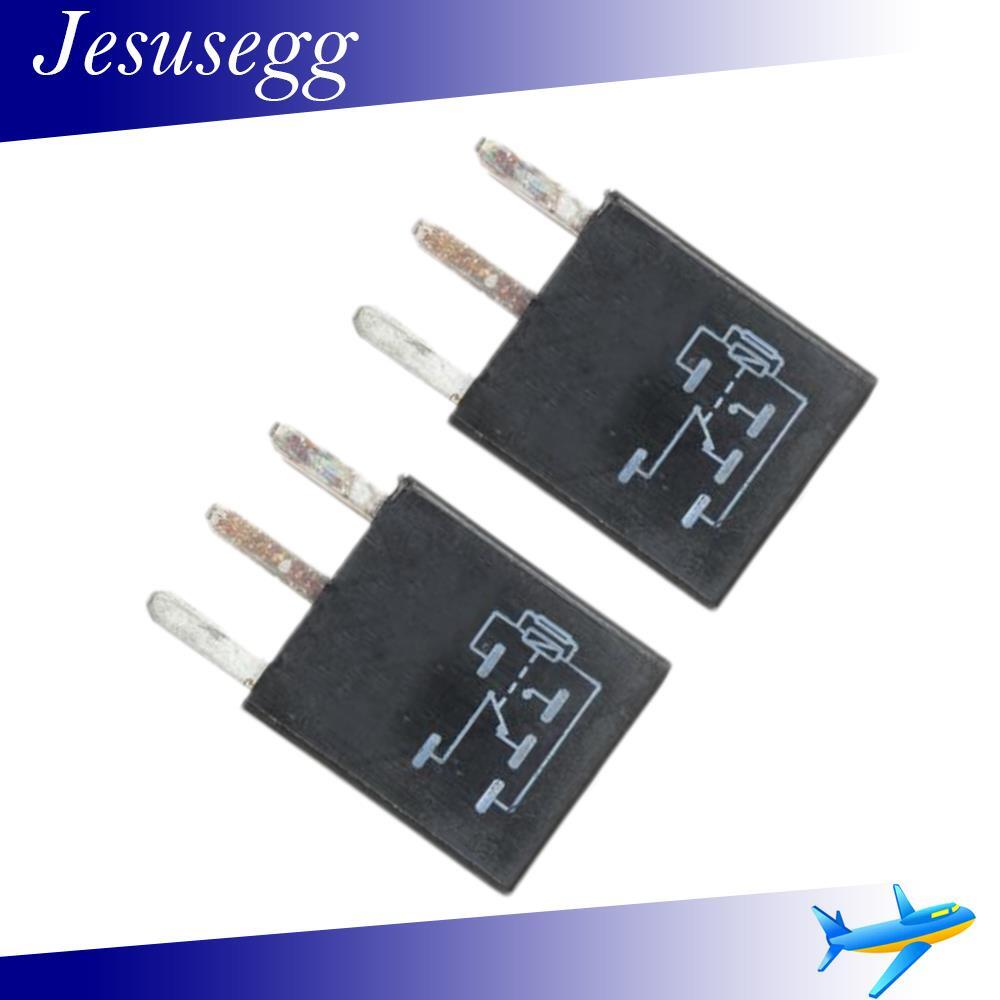 ya 13 2Pcs 12-VDC 10A 5-Pin Relay 05269988AA for Dodge Journey for Jeep for Wrangler for Chrysler
