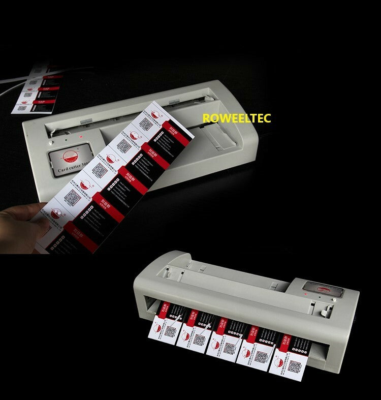 New 300B Automatic Name Card Slitter Cutter,business card cutting machine BI