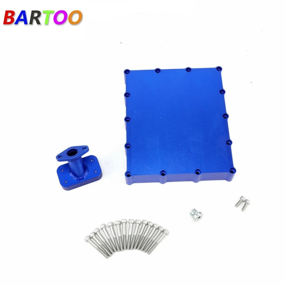 ya 12 5.21 Blue Billet Oil Pan Pick Up Low Profile for Suzuki GSXR 600 750 1000 2001-2005