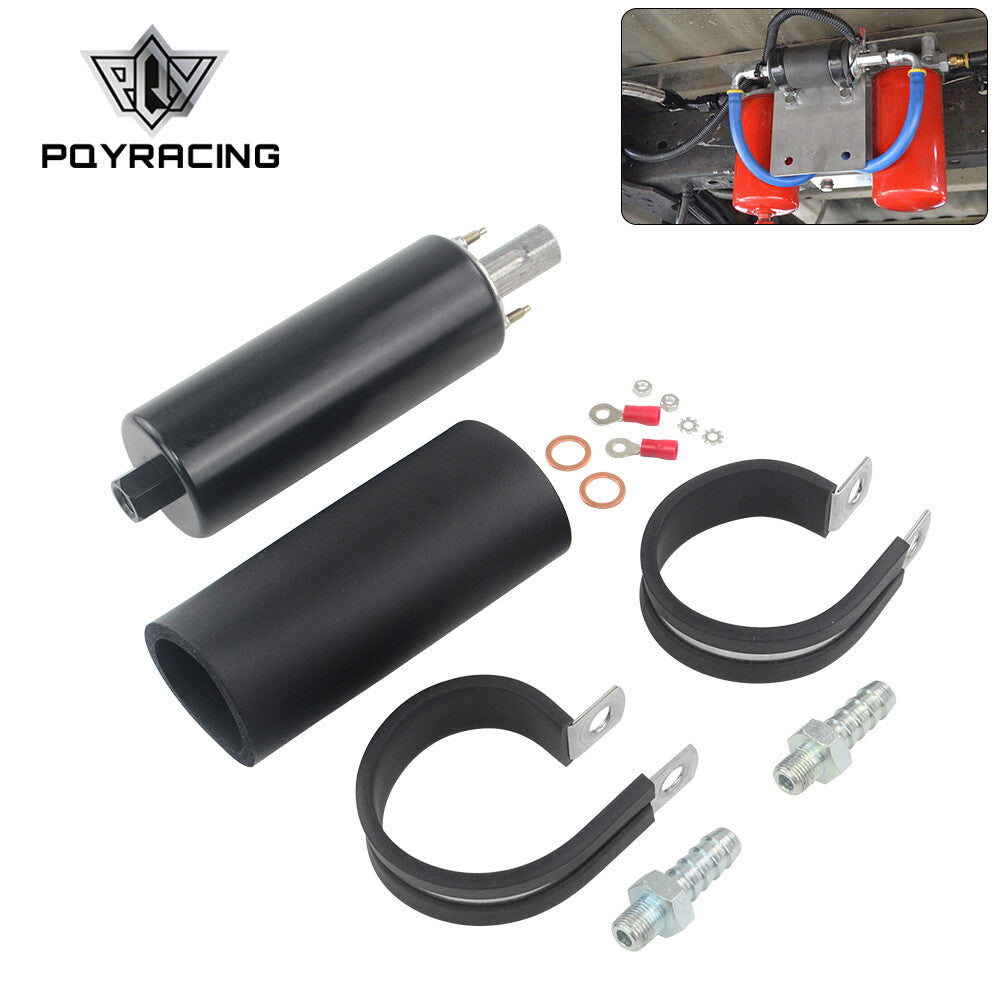 ya 27 7.2 High Flow Pressure Fuel Pump GSL392 External Inline 255LPH 3/8 Fitting Mount Kit