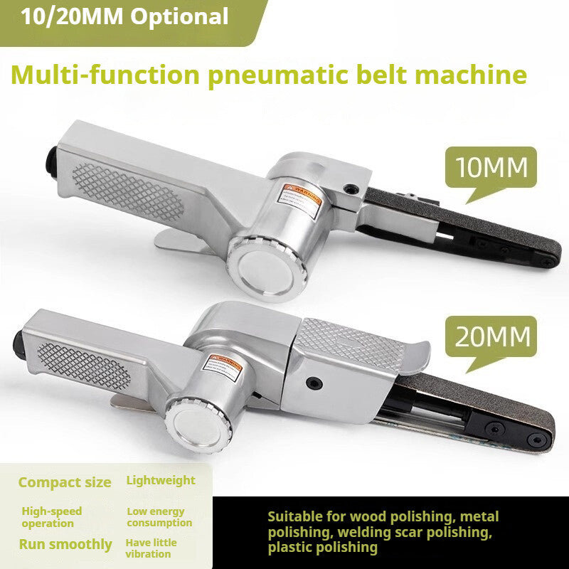 New Angle Adjustable Pneumatic Sander Grinder Metal Floor Belt Polishing Machine