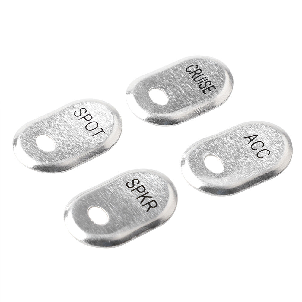 ya 2 6.29 Wire drawn panel switch protective cover chrome suitable for Harley Touring Electra Glide Ultra Classic