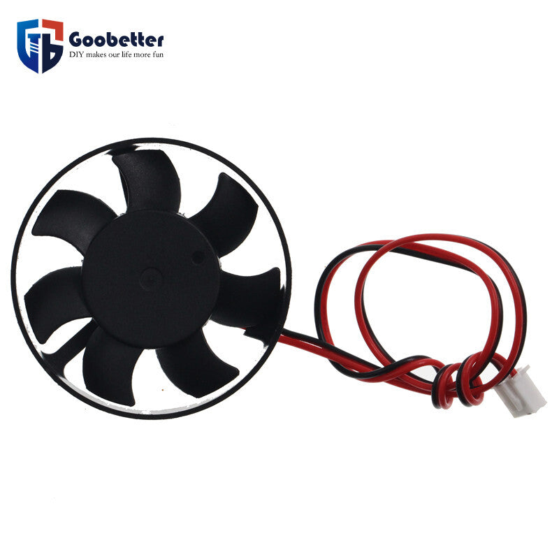 5010 Round Cooling Fan 5V 9V 12V Diameter 50mm Thick 11.5mm Low Noise Bearing