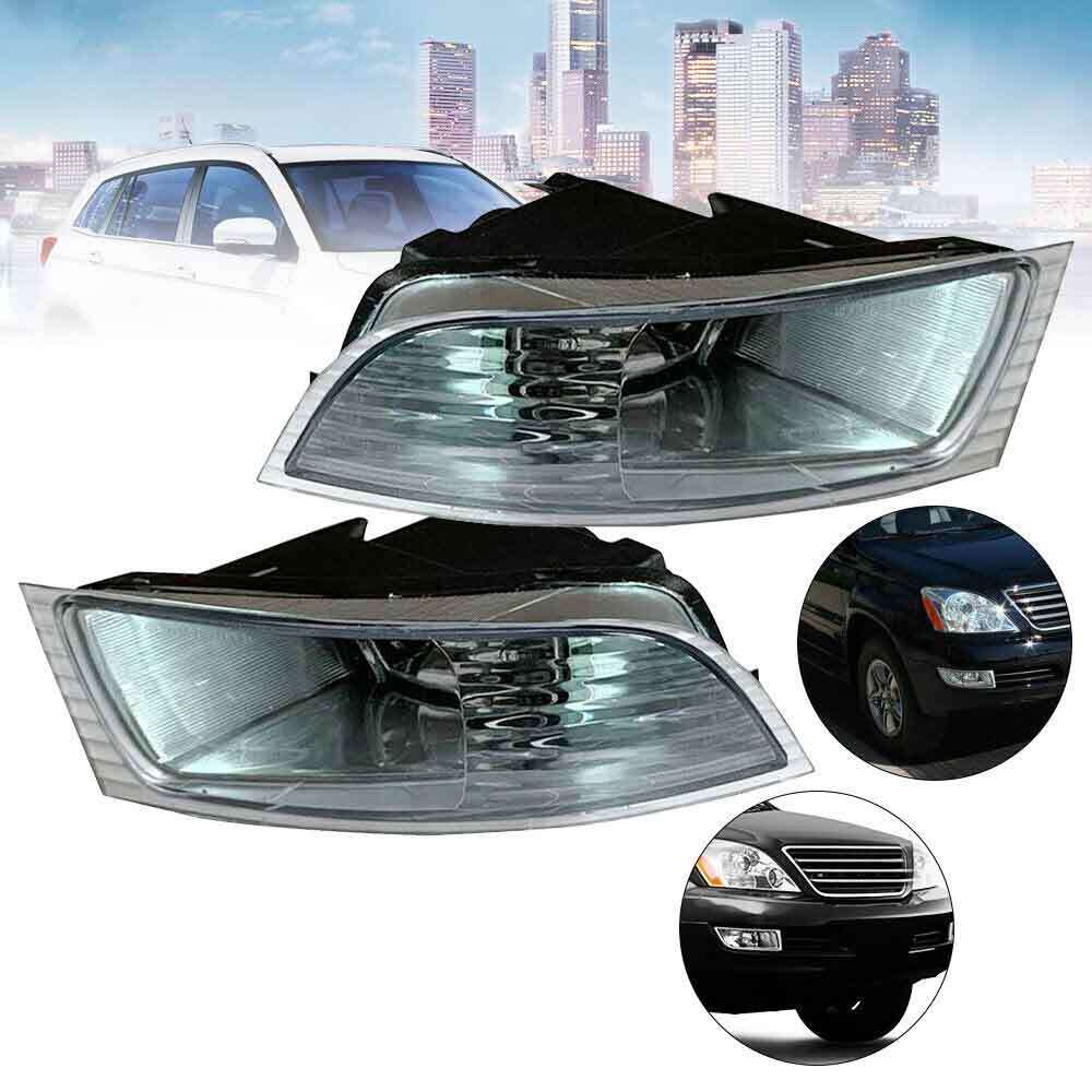 ya 1 8.5.3 2PCS Bumper Fog Light Driving Lamps for Lexus GX470 2003-2009 W/Blubs Left+Right