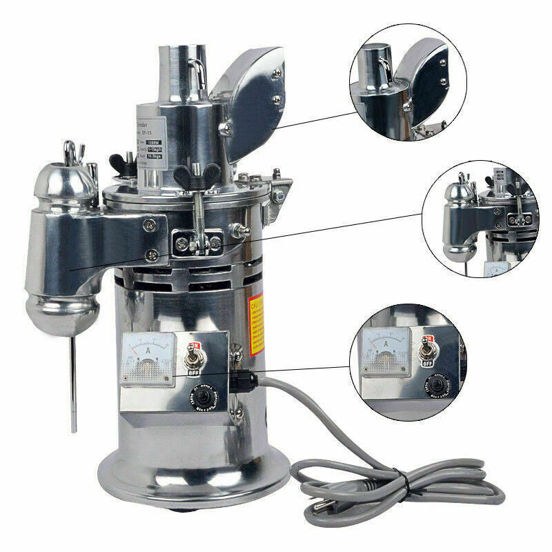 ya 17 Automatic Table-type Continuous Feeding Herb Mill Grinder Pulverizer 15kg/h