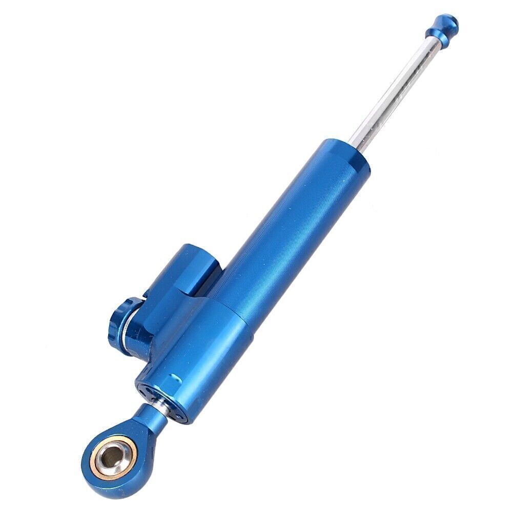 ya 5 8.7 Adjustable Steering Damper Stablizer for Yamaha YFM300 YFM450 Grizzly Blue