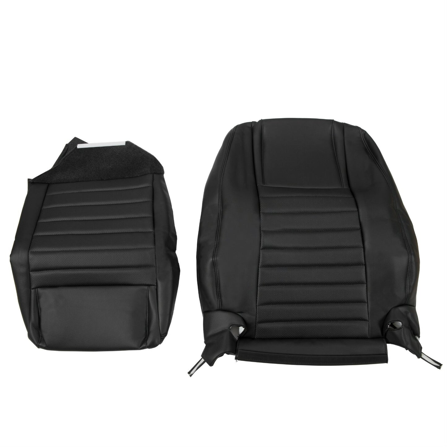 ya 5 8.7 For 2007-09 for Ford for Mustang Driver Bottom-Top Lean Back Perforated for SEAT Cover Black