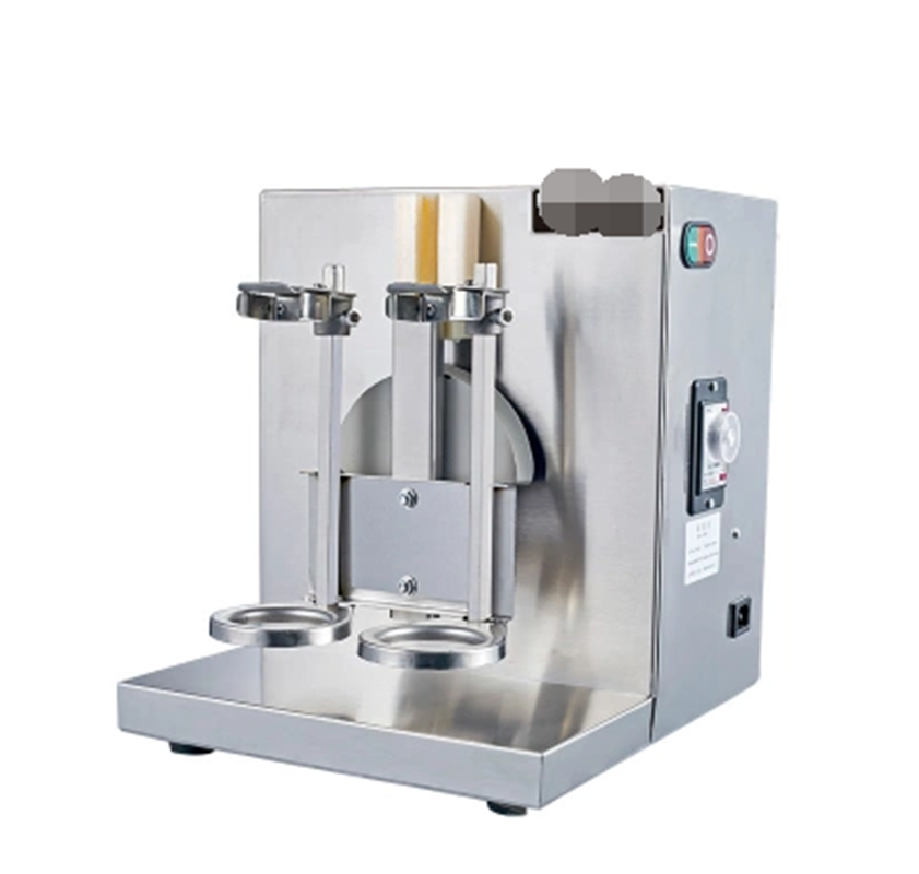 Commercial Double Head Stainless Steel Milk Shake Machine Milk Foam Maker 220V O