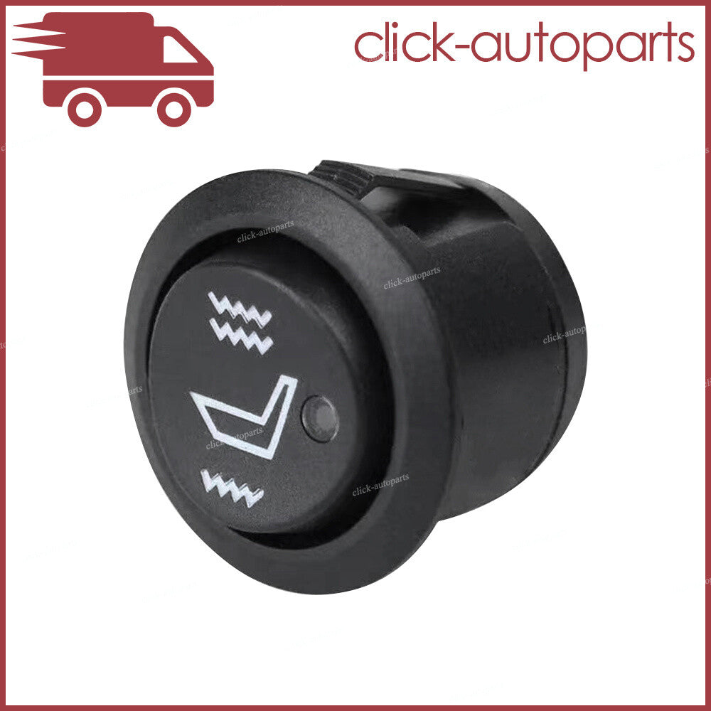 ya 12 5.22 For Universal Carbon Fiber Heated for Seat Heater Kit Car Cushion Round Switch 12V