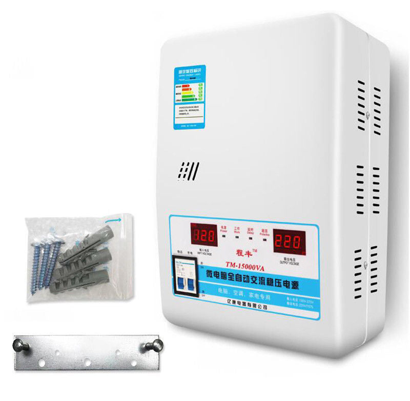 ya 25 New Automatic Voltage Stabilizer AC regulator Power Supply 120-270V to 220V 15KW